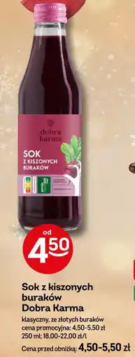 Żabka Sok z kiszonych buraków Dobra Karma oferta