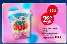 Żabka Lody Top Gum Koral oferta