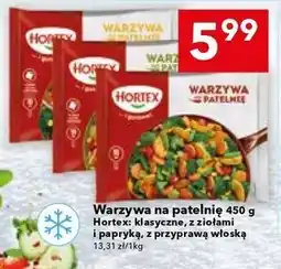 Lewiatan Warzywa na patelnię 450 g Hortex: klasyczne, z ziołami i papryką, z przyprawą włoską oferta