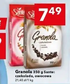 Lewiatan Granola 350 g Sante: czekolada, owocowa oferta