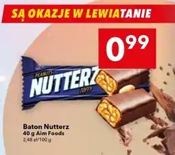 Lewiatan Baton Nutterz 40g Aim Foods oferta