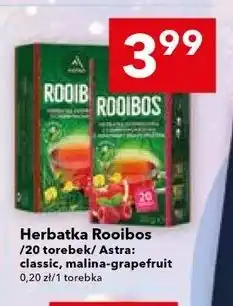 Lewiatan Herbatka Rooibos /20 torebek/ Astra oferta