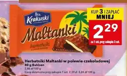 Lewiatan Herbatniki Maltanki w polewie czekoladowej 80g Bahlsen oferta