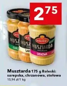 Lewiatan Musztarda 175 g Roleski: sarepska, chrzanowa, stołowa oferta