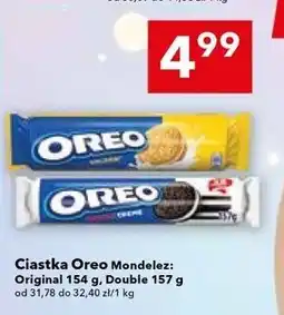 Lewiatan Ciastka Oreo Mondelez: Original 154g, Double 157g oferta