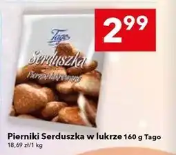 Lewiatan Pierniki Serduszka w lukrze 160g Tago oferta