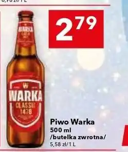 Lewiatan Piwo Warka 500 ml butelka zwrotna oferta