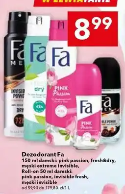 Lewiatan Dezodorant Fa 150 ml damski /50 ml męski oferta