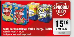 Eurocash Napój bezalkoholowy: warka energy, radler oferta