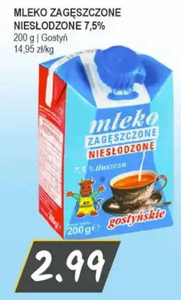 Słoneczko Mleko zagęszczone niesłodzone 7,5% gostyń oferta