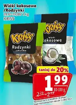 Prim Market Wiórki kokosowe Rodzynki oferta