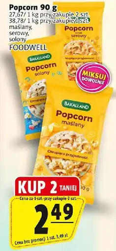Prim Market Popcorn 90 g serowy, solony FOODWELL oferta