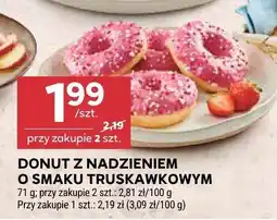 Stokrotka Donut z nadzieniem o smaku truskawkowym oferta