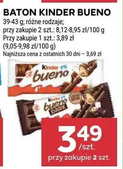 Stokrotka Baton Kinder Bueno różne rodzaje oferta