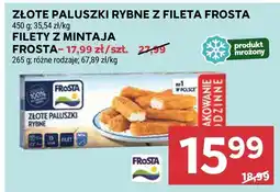 Stokrotka Złote paluszki rybne z fileta Frosta, filety z mintaja Frosta oferta