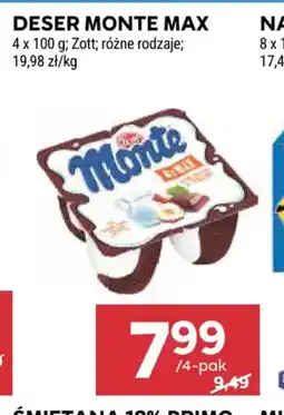Stokrotka Zott Deser Monte Max oferta