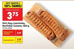 Biedronka Hot dog z parówką Berlińską i sosem oferta