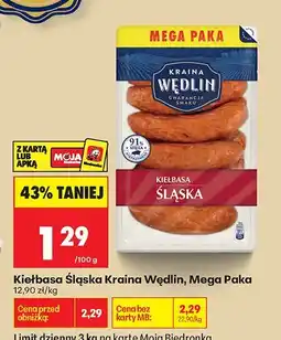 Biedronka Kiełbasa Śląska Mega Paka oferta