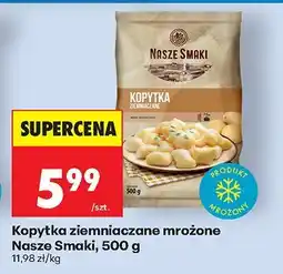 Biedronka Kopytka ziemniaczane mrożone Nasze Smaki oferta