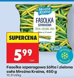 Biedronka Fasolka szparagowa żółta i zielona cała Mroźna Kraina oferta