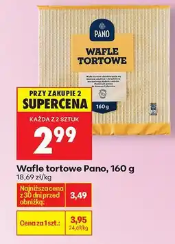 Biedronka Wafle tortowe Pano oferta