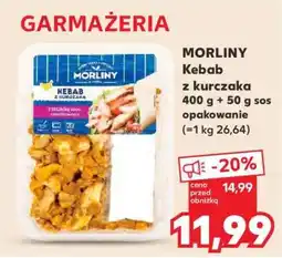 Kaufland MORLINY Kebab z kurczaka 400 g + 50 g sos opakowanie oferta