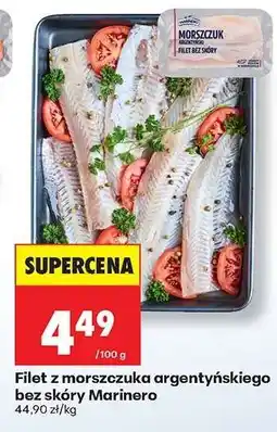 Biedronka Filet z morszczuka argentyńskiego bez skóry Marinero oferta