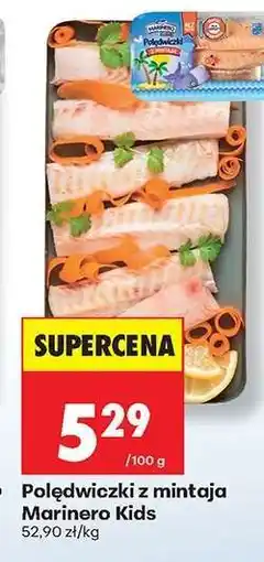 Biedronka Polędwiczki z mintaja Marinero Kids oferta