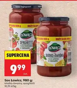 Biedronka Sos Łowicz, 980 g oferta