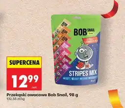 Biedronka Przekąski owocowe Bob Snail, 98 g oferta