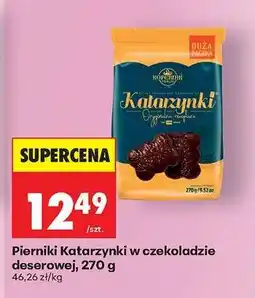 Biedronka Pierniki Katarzynki w czekoladzie deserowej, 270 g oferta