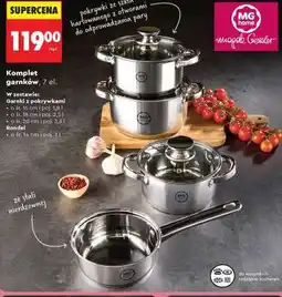 Biedronka Komplet garnków, 7 el oferta
