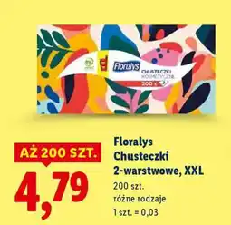 Lidl Floraly Chusteczki 2-warstwowe, XXL oferta