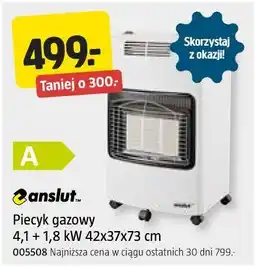 Jula Piecyk gazowy 4,1 + 1,8 kW 42x37x73 cm oferta