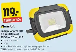 Jula Lampa robocza LED akumulatorowa 1500 lm 20 W IP54 oferta