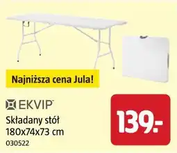 Jula Składany stół EKVIP 180x74x73 cm oferta
