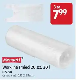 Jula Menuett Worki na śmieci 20 szt oferta