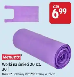Jula Menuett Worki na śmieci 30 l (fioletowy, czarny) oferta