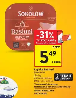 Intermarche Szynka Basuńi Sokołów oferta