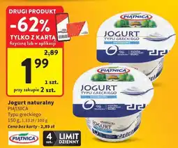 Intermarche Jogurt naturalny typu greckiego Piątnica oferta
