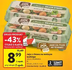Intermarche Jaja z chowu na wolnym wybiegu 'Jakie co, tylko u mojej mamy' oferta