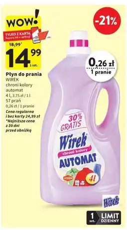 Intermarche Płyn do prania Wirek kolory oferta