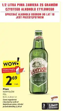 Intermarche Piwo Namysłów oferta