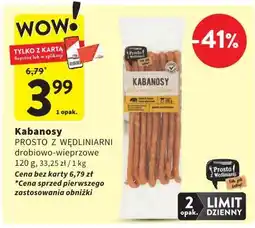 Intermarche Kabanosy PROSTO Z WĘDLINIARNI oferta