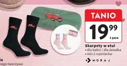 Intermarche Skarpetki w etui dla babci / dla dziadka oferta