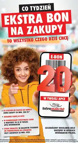 Intermarche E-bon na zakupy 20 zł w aplikacji Intermarche oferta