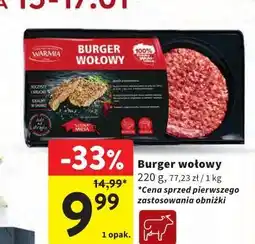 Intermarche Burger wołowy oferta
