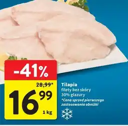 Intermarche Tilapia Filety bez skóry oferta