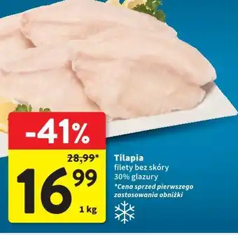 Intermarche Tilapia Filety bez skóry oferta