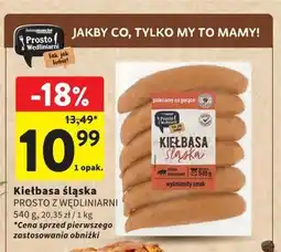 Intermarche Kiełbasa śląska Prosto z Wędzarni oferta